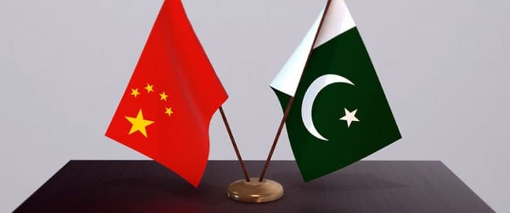 China Pakistan Flags